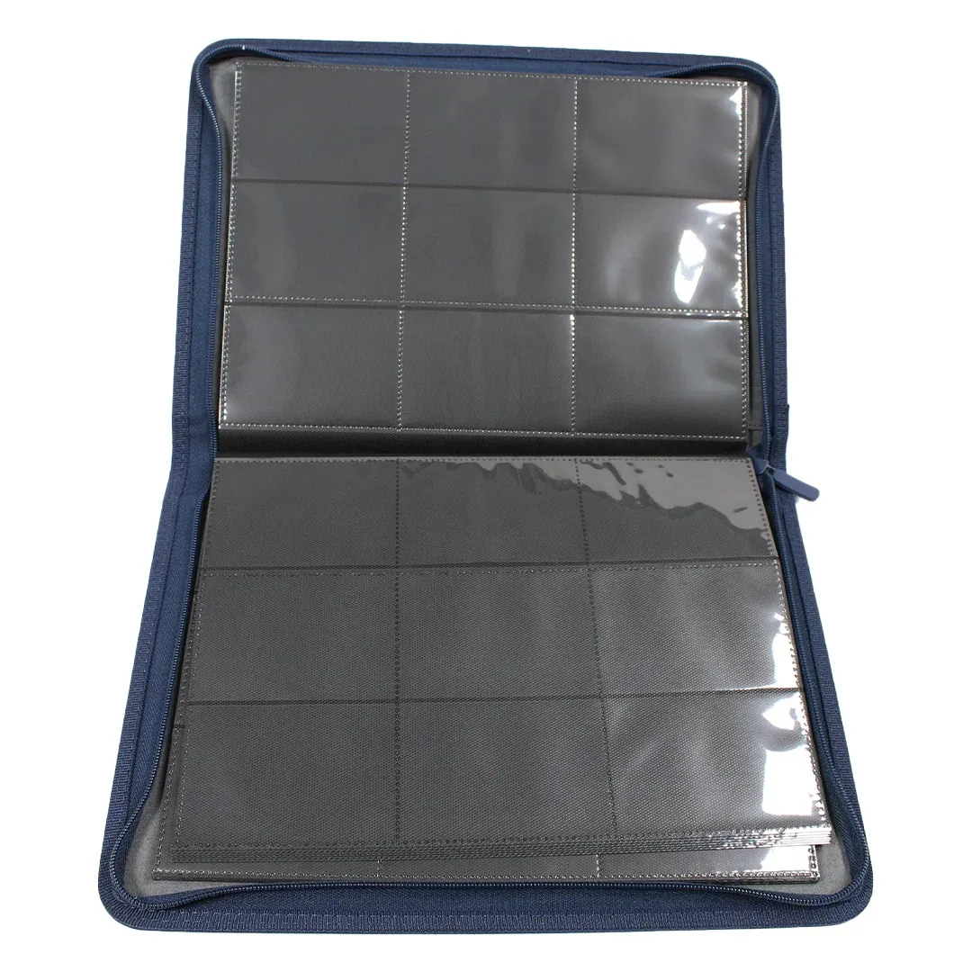 Carpeta Premium | Para 360 cartas (9 bolsillos por cara - carga lateral) - Varios Colores y con cierre - Top Deck